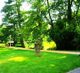 Im Kurpark unterwegs. Herrliche Wege