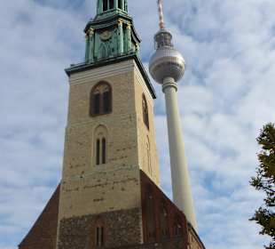 St. Marienkirche und Fernsehturm