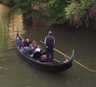 Gondeln gibt es nicht nur in Venedig