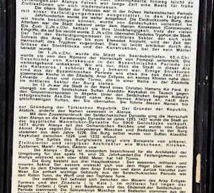 Burg von Alanya (Ic Kale) An&/Abfahrt