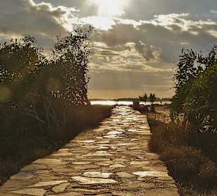 Weg zum Nissi - Beach