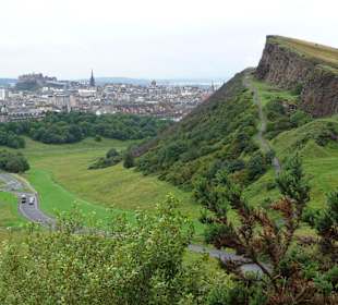 Holyrood Park auf dem Weg zu Arthur's Seat