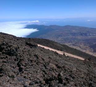 Blick vom Gipfel aus