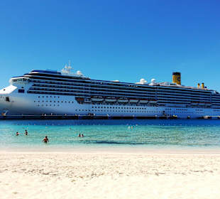 Unser Schiff am Pier