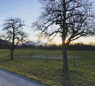 Spaziergang auf der Insel