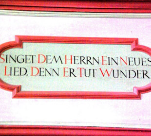 Überall im oberen Bereich