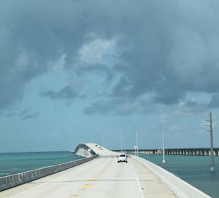 Auf der Seven Mile Bridge
