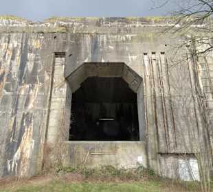 Geplante Materialschleuse am Bunker