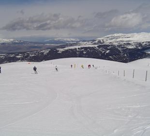 Esquiando en la Molina