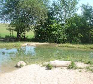 Badesee im Tipi Dorf