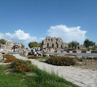Ausblick vor dem Hotel