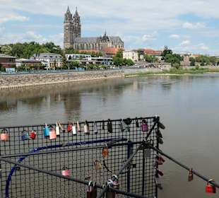 Der Dom von Magdeburg am Domplatz