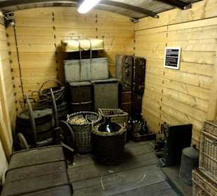 Blick in einen Eisenbahn-Waggon