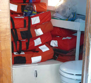 Rettunswesten gab es auch