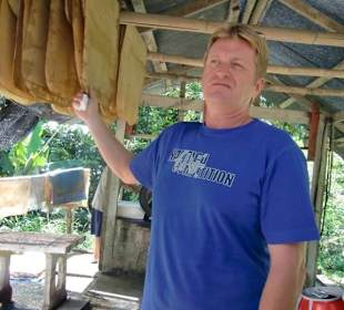 Claus - unser Gastwirt und Reiseleiter