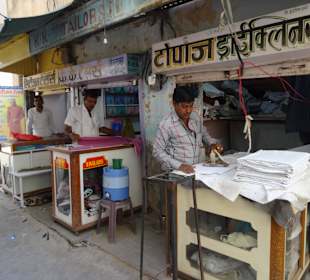 Handwerk auf der Straße