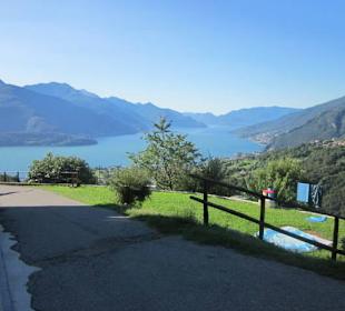 Peglio, Blick auf den See