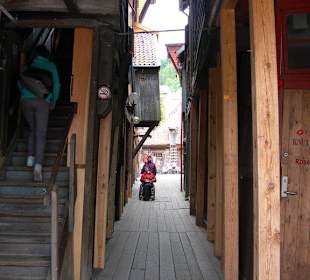 Enge Gasse zwischen den Häusern