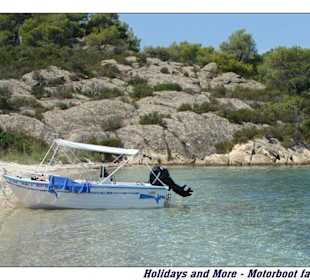 Holidays and More Touristik Info-Motorboot fahren