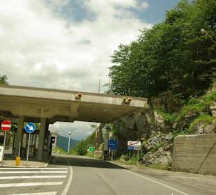 Juli Auffahrt bei Königswetter Grenze