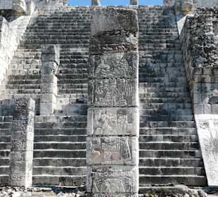 Tempel Säulenanlage