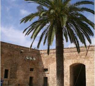 Blick in den Innenhof der Anlage