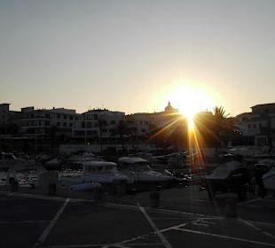 Sonnenuntergang Hafen