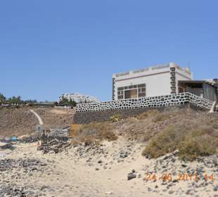 Strand Esquinzo Dorf,am Supermarkt