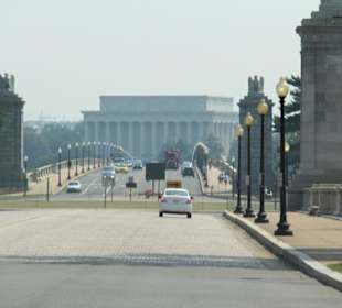 Blick auf der Lincoln Memorial