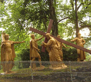 Station auf dem Kreuzweg