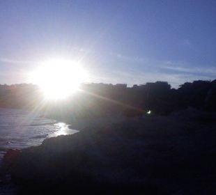 Sonnenuntergang am Strand von Salou