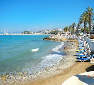 Kleiner öffentlicher Strand