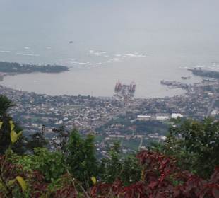 Sicht auf den Hafen in Puerto Plata