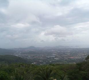 Aussicht,  leider bewölkt