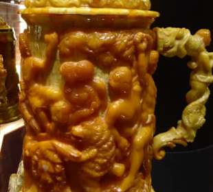 Im Bernsteinmuseum: tolle Bernsteinarbeiten