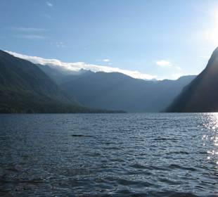 Jazera pri hore Triglav