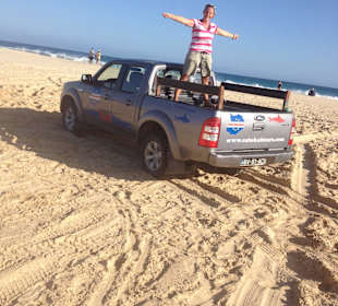 Willkommen bei CaboKaiTours am Santa Monica Strand