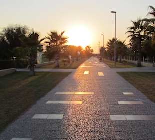 Die Strandpromenade