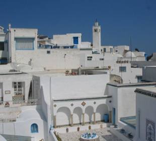 Roof panorama to the town