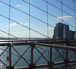 Auf der Brooklyn Bridge