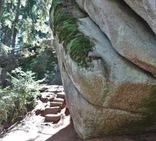 Rundgang durch das Felsenlabyrinth Luisenburg