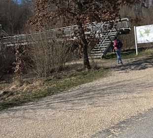 Wanderparkplatz an der Hängebrücke