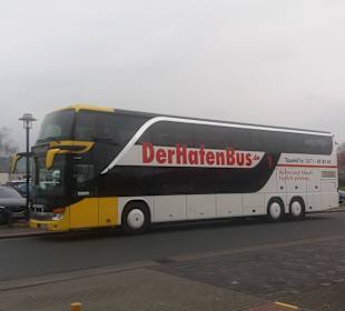 Abfahrt mit dem Hafenbus