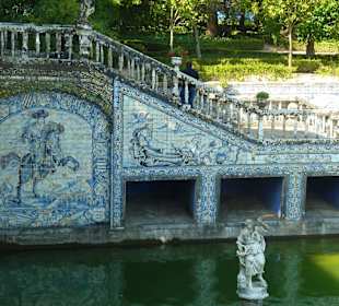 Mosaikverzierte Treppe