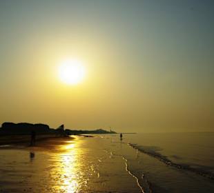 Strand in Bibione Juni 2012