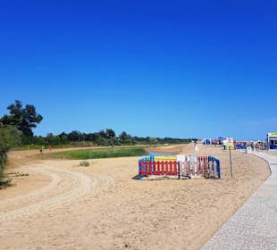 Fußweg zum freien Bereich