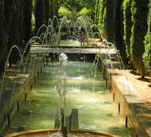 Brunnenan der Plaza de la Reina