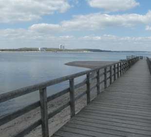 Der Steg am Hafen von Niendorf