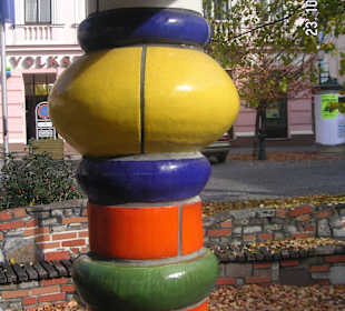 Detail Hundertwasserbrunnen