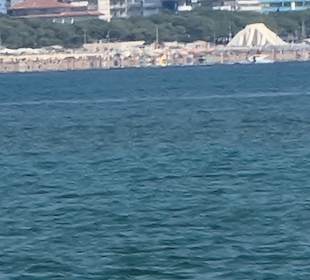 Blick nach Lignano rüber